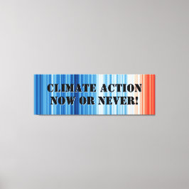Lienzo Climate Emergency Panoramic Canvas - Extra Wide