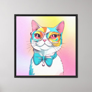 Lienzo Clipart de Ilustracion de gato