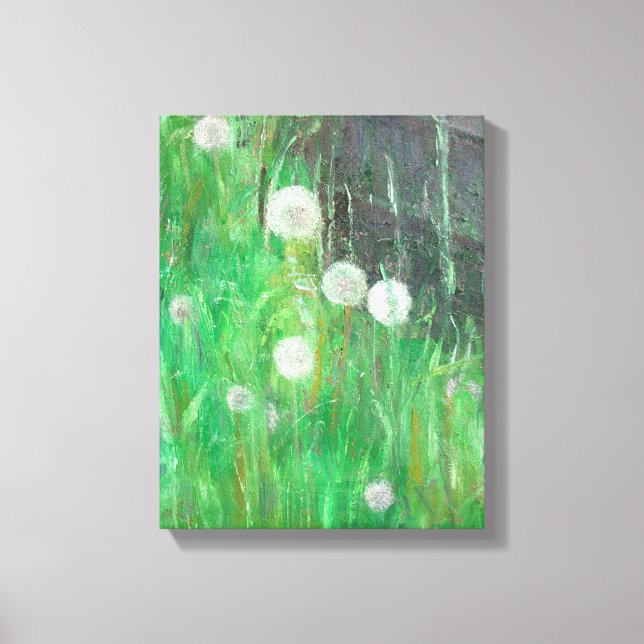 Lienzo Clocks de Dandelion en aceite de hierba 2008 sobre (Anverso)