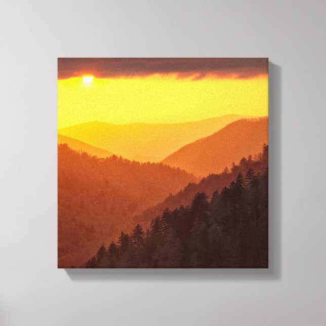 Lienzo Clouds Fills Valley, Tennessee (Anverso)