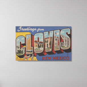 Lienzo Clovis, Nuevo México - Grandes Escenas de letras