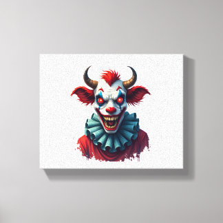 Lienzo Clown Cow of Terror