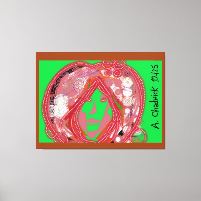 Lienzo Clown Steampunk  (Anverso)