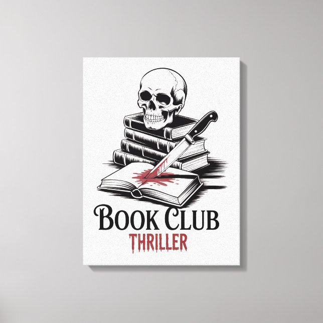 Lienzo Club de Lectura Thriller (Anverso)