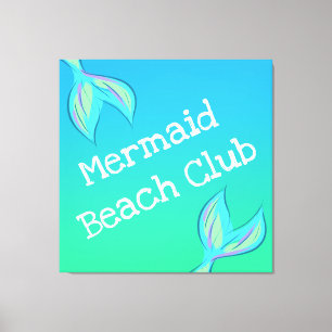 Lienzo Club de Playa Mermaid