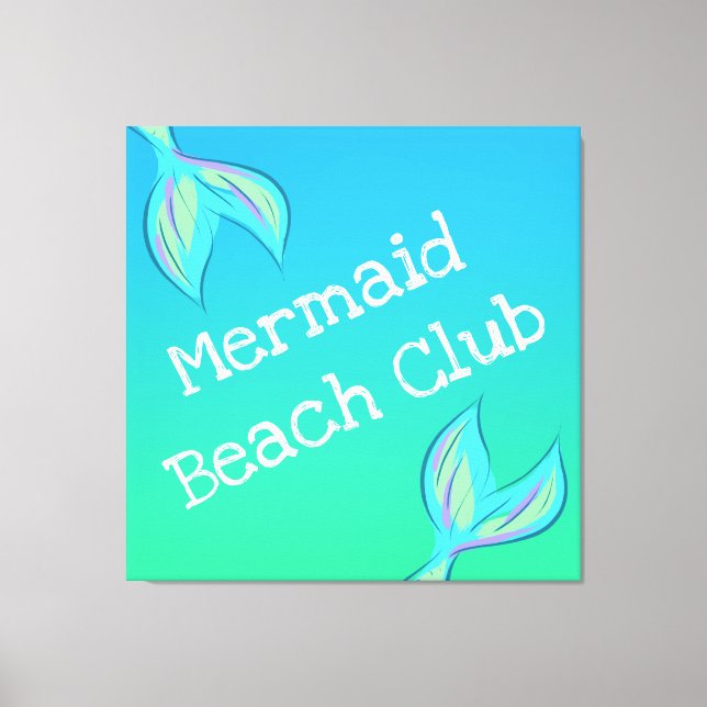 Lienzo Club de Playa Mermaid (Anverso)