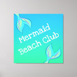 Lienzo Club de Playa Mermaid