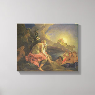 Lienzo Clytie transformada en un girasol, 1688 (aceite en