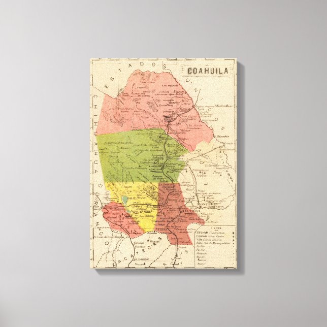 Lienzo Coahuila, México 2 (Anverso)
