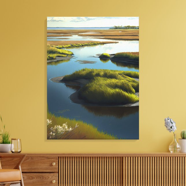 Lienzo Coastal Tranquility (Insitu (Sala de estar))