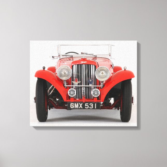 Lienzo coche antiguo 26 (Anverso)