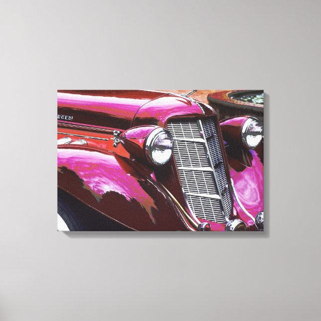 Lienzo Coche clásico: Auburn (Anverso)