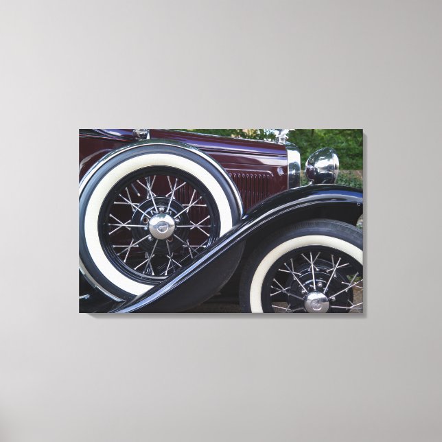Lienzo Coche clásico Ford A de 1930 (Anverso)