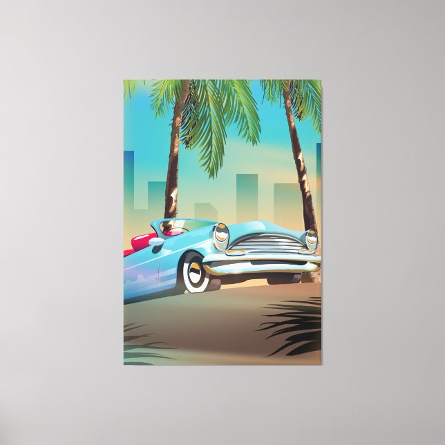 Lienzo Coche Clásico Retro (Anverso)