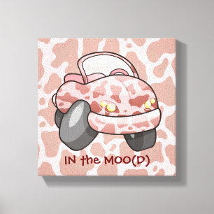 Lienzo Coche Moo