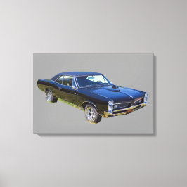 Lienzo Coche Músculo Pontiac GTO de 1967