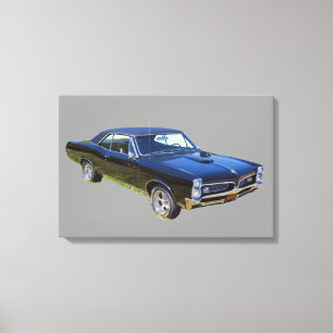 Lienzo Coche Músculo Pontiac GTO de 1967