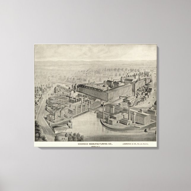 Lienzo Cocheco Mfg Co (Anverso)