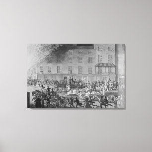 Lienzo Coches de bomberos de Londres