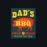 Lienzo Cocina de papá<br><div class="desc">Diseño retro</div>