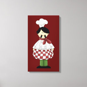 Lienzo Cocinero italiano #2