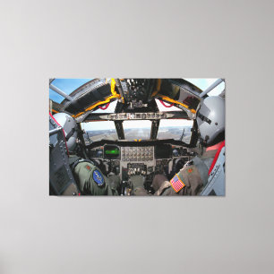 Lienzo COCKPIT DE ESTRATOFORTRESS B-52H 32x48