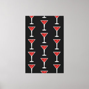 Lienzo Cóctel Manhattan Bartender Amantes del Alcohol Lic