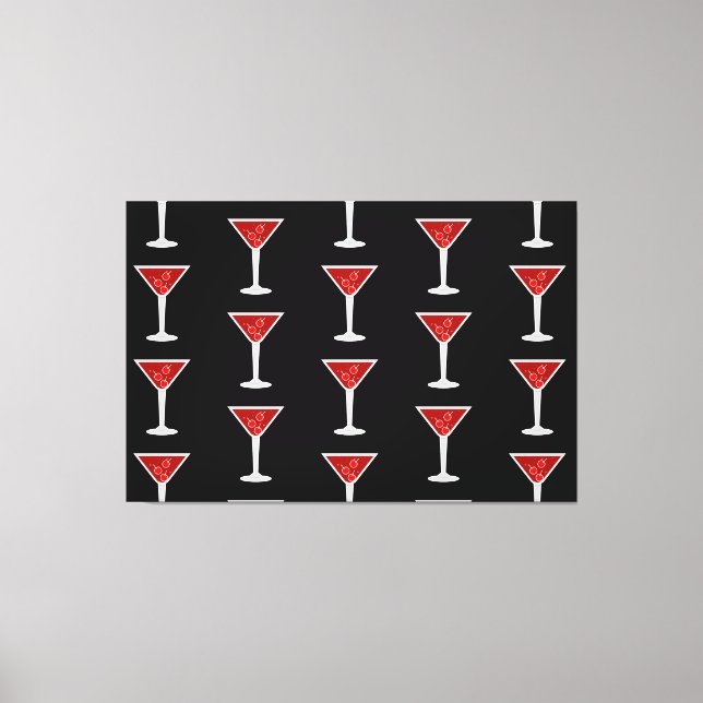 Lienzo Cóctel Manhattan Bartender Amantes Del Alcohol Lic (Anverso)