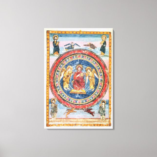 Lienzo Codex Amiatinus Christ in Majesty (Anverso)