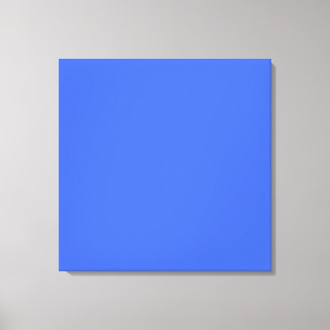 Lienzo Código hexadecimal azul real 4169E1 (Anverso)