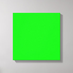 Lienzo Código hexagonal verde neón 00FF00