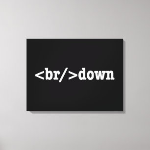 Lienzo código HTML de descomposición