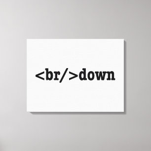 Lienzo código HTML de descomposición