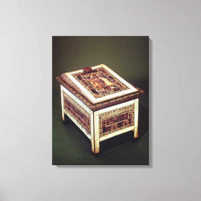 Lienzo Coffer, desde la Tumba Tutankhamun (Anverso)