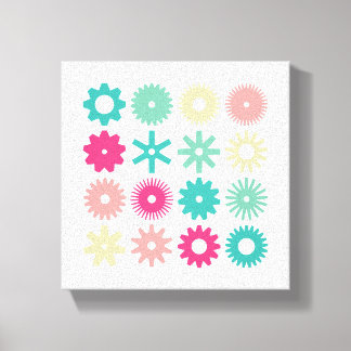 Lienzo Cogs - Colores 01