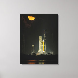 Lienzo Cohete del Sistema de Lanzamiento Espacial de la N
