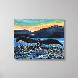 Lienzo Cola de la ballena