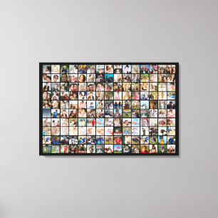 Lienzo Colaje de Fotos Personalizado 150 Cuadrícula de Im