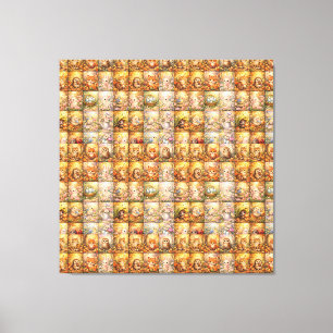 Lienzo Colaje de patrón de patchwork moderno