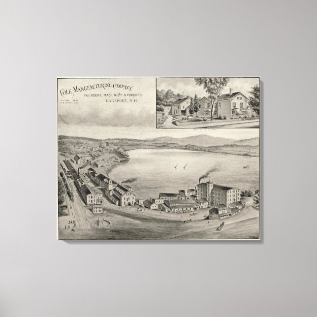 Lienzo Cole Manufacturing Company (Anverso)