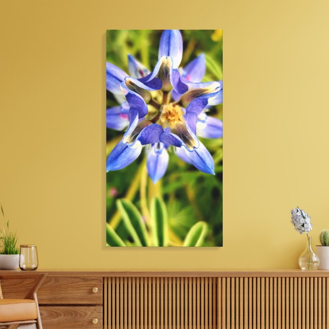 Lienzo colección de flora primaveral aérea de flores mesm (Insitu (Sala de estar))