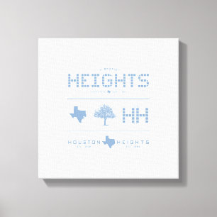 Lienzo Colección Heights Design, Blue Tile, Houston TX