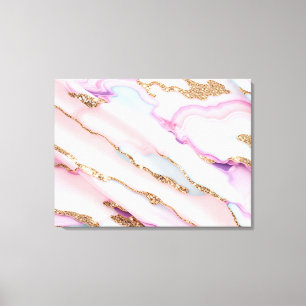 Lienzo Colección moderna de mármol rosa claro rosa agate 