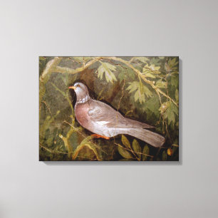 LIENZO COLECCIÓN POMPEYA / PALOMA EN EL JARDÍN