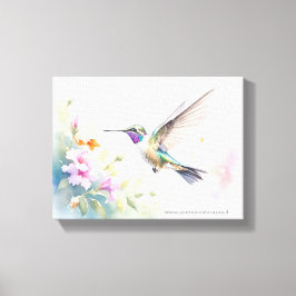 Lienzo Colibrí