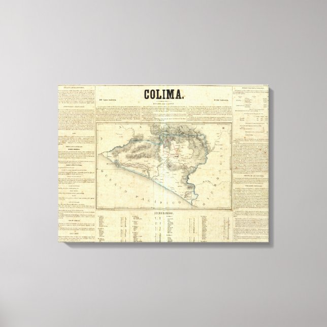 Lienzo Colima, México (Anverso)