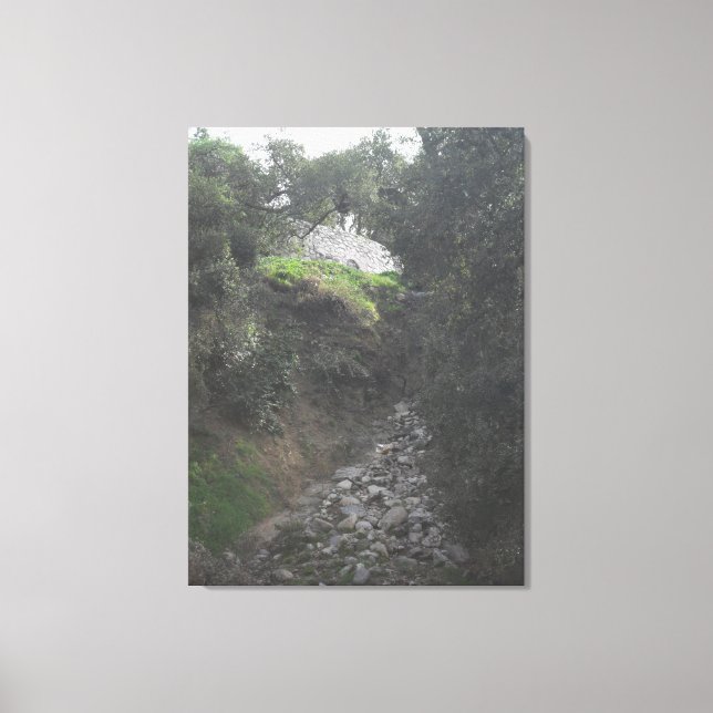 Lienzo Colina rocosa en el sendero natural Lower Arroyo S (Anverso)