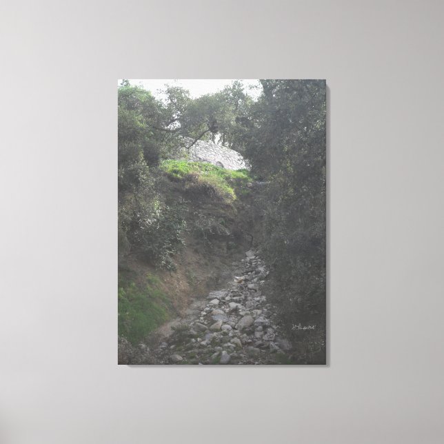 Lienzo Colina rocosa en el sendero natural Lower Arroyo S (Anverso)