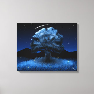 Lienzo Colina vieja de langostas