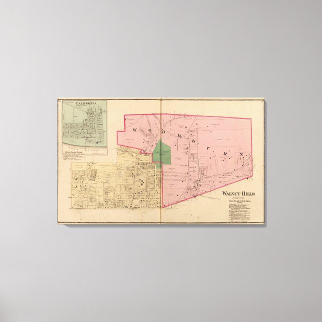 Lienzo Colinas de nueces, Ohio (Anverso)